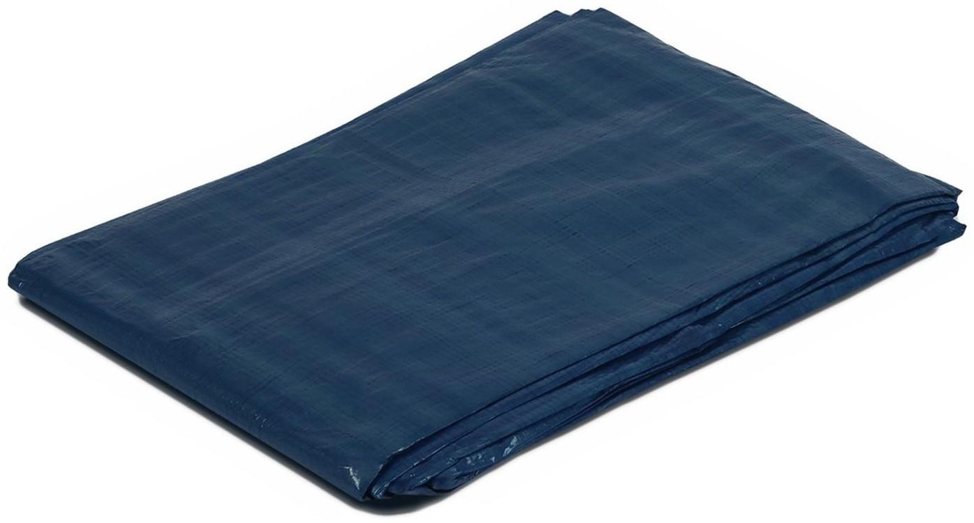 Тент защитный, 4 × 3 м, плотность 60 г/м², люверсы шаг 1, синий