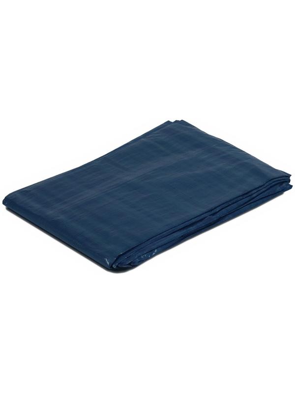 Тент защитный, 4 × 3 м, плотность 60 г/м², люверсы шаг 1, синий