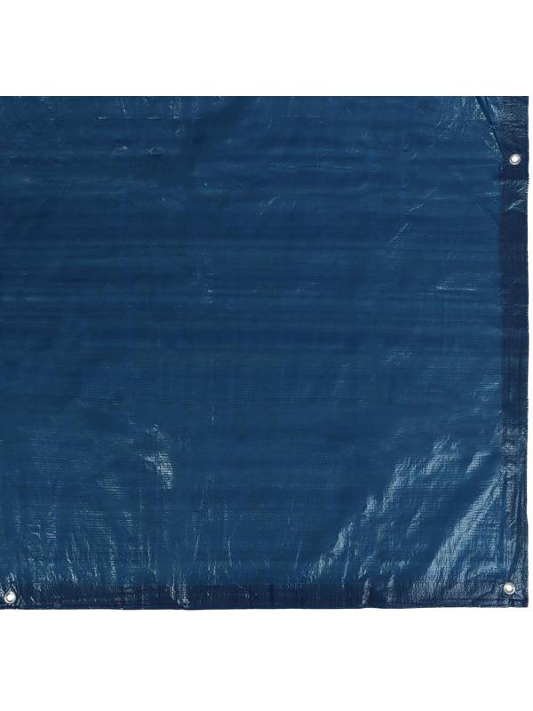 Тент защитный, 4 × 3 м, плотность 60 г/м², люверсы шаг 1, синий