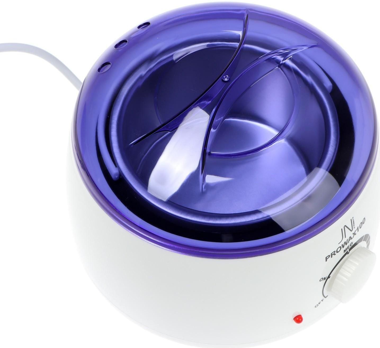 Воскоплав JessNail Pro-Wax 100, баночный, 100 Вт, 450 мл, бело-голубой