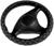 Оплетка на руль Nova Bright экокожа, прострочка серый ромб, черная, размер L