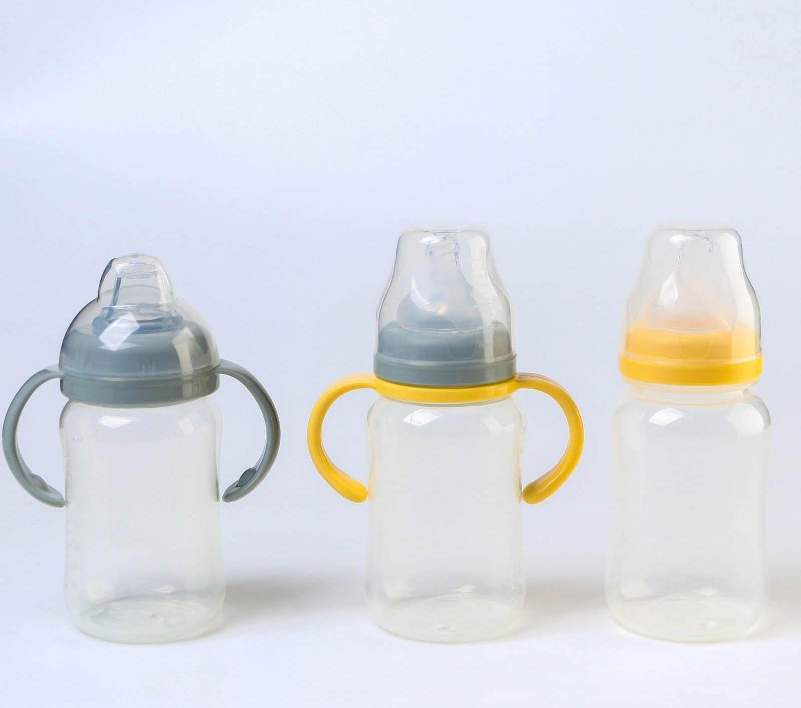 Поильник - непроливайка с силиконовым носиком, 270 мл, серый