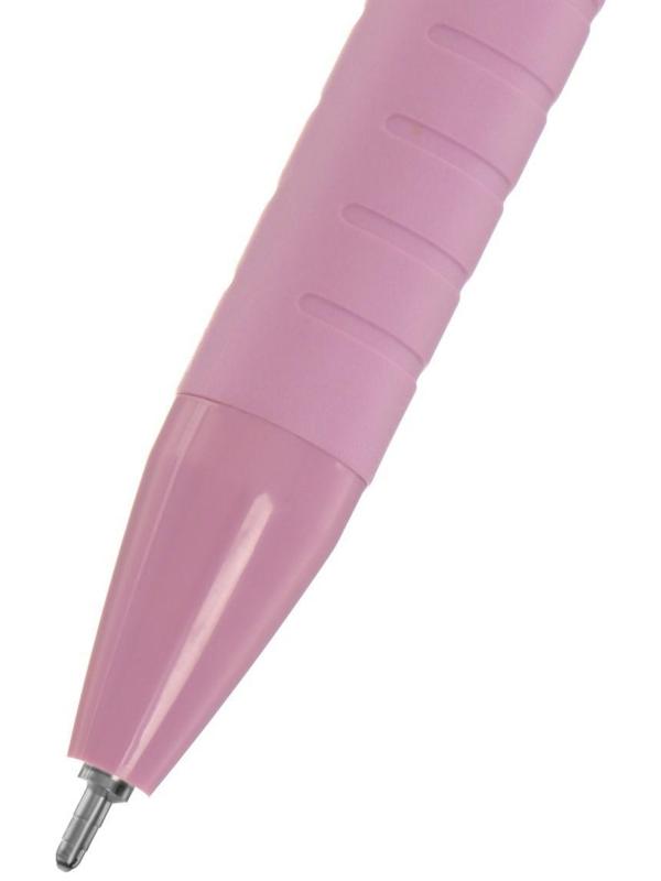 Ручка шариковая Luxor Liquiwrite, узел 0.7 мм, чернила синие, с антибактериальным грипом, МИКС