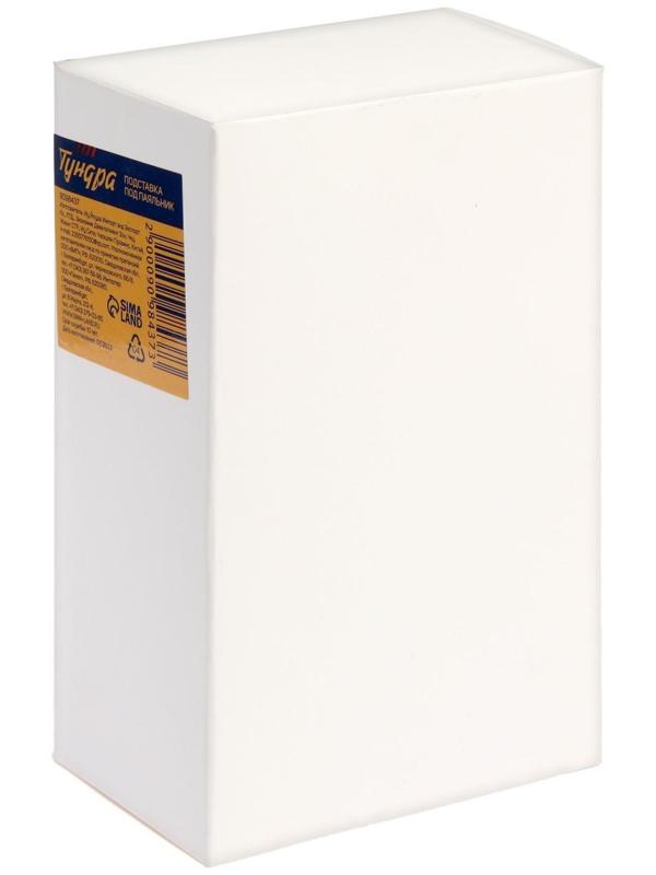 Подставка под паяльник ТУНДРА, чугун, прямоугольная ниша, губка