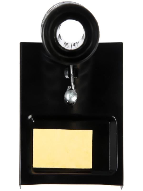 Подставка под паяльник ТУНДРА, чугун, прямоугольная ниша, губка