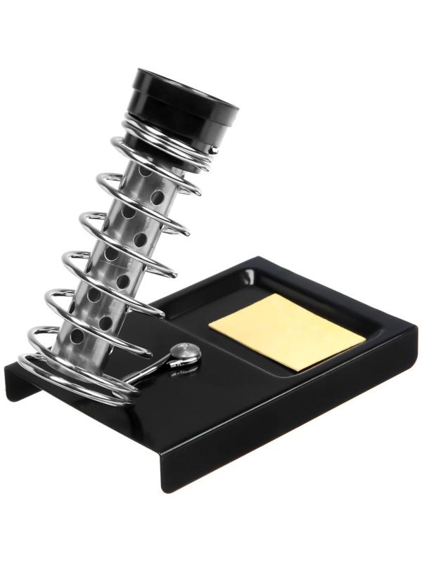 Подставка под паяльник ТУНДРА, чугун, прямоугольная ниша, губка