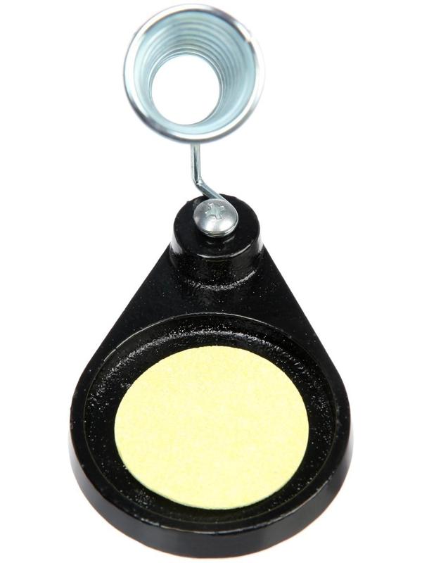 Подставка под паяльник ТУНДРА, чугун, круглая ниша, губка