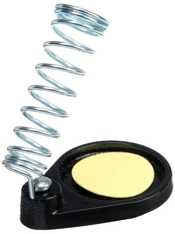 Подставка под паяльник ТУНДРА, чугун, круглая ниша, губка