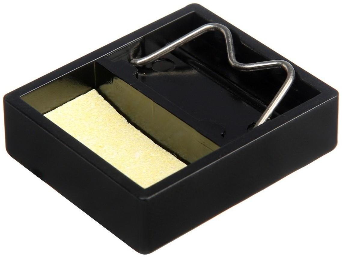 Подставка под паяльник ТУНДРА, с губкой для очистки жала