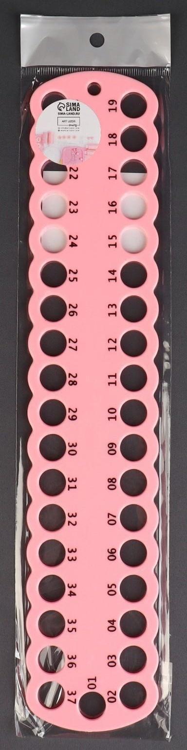 Органайзер для ниток мулине на 37 цветов, 30 × 6 см, цвет МИКС