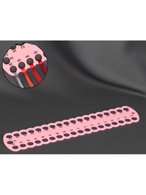 Органайзер для ниток мулине на 37 цветов, 30 × 6 см, цвет МИКС