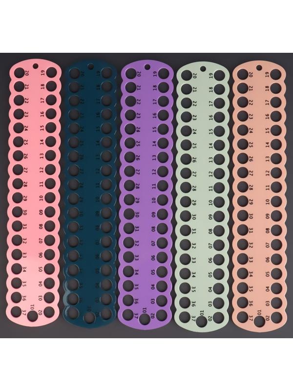 Органайзер для ниток мулине на 37 цветов, 30 × 6 см, цвет МИКС