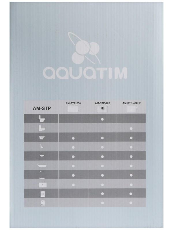 Насос канализационный TIM AM-STP-400, 400 Вт, 100 л/мин, напор 7 м, с измельчителем