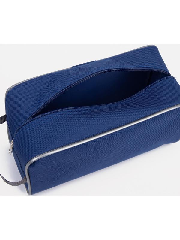 Косметичка на молнии, цвет синий