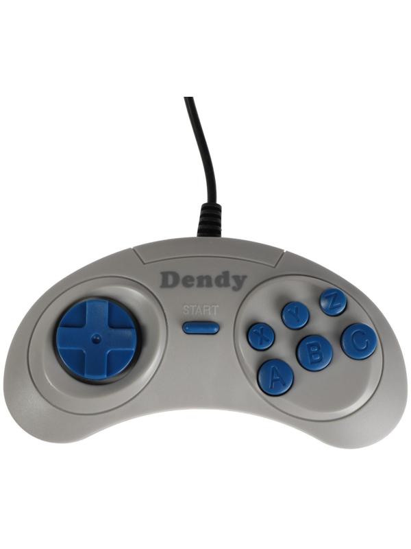 Игровой набор, геймпад (2 шт) + световой пистолет для Dendy 8-bit, 9pin (узкий разъем)