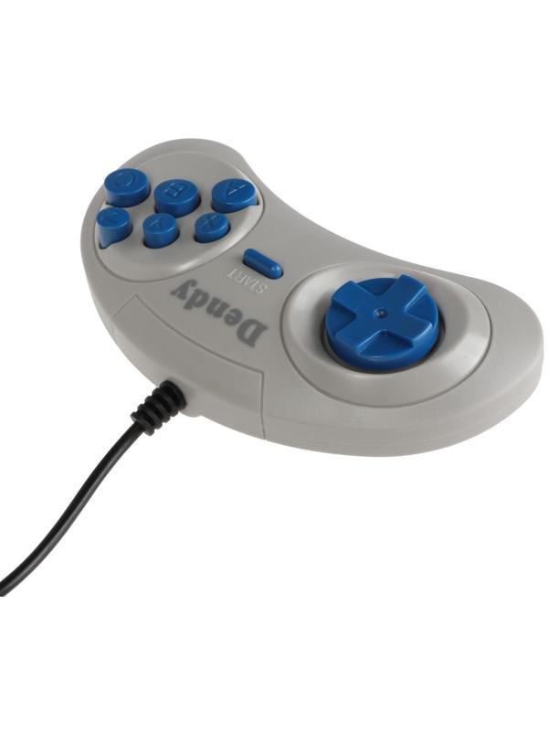 Игровой набор, геймпад (2 шт) + световой пистолет для Dendy 8-bit, 9pin (узкий разъем)