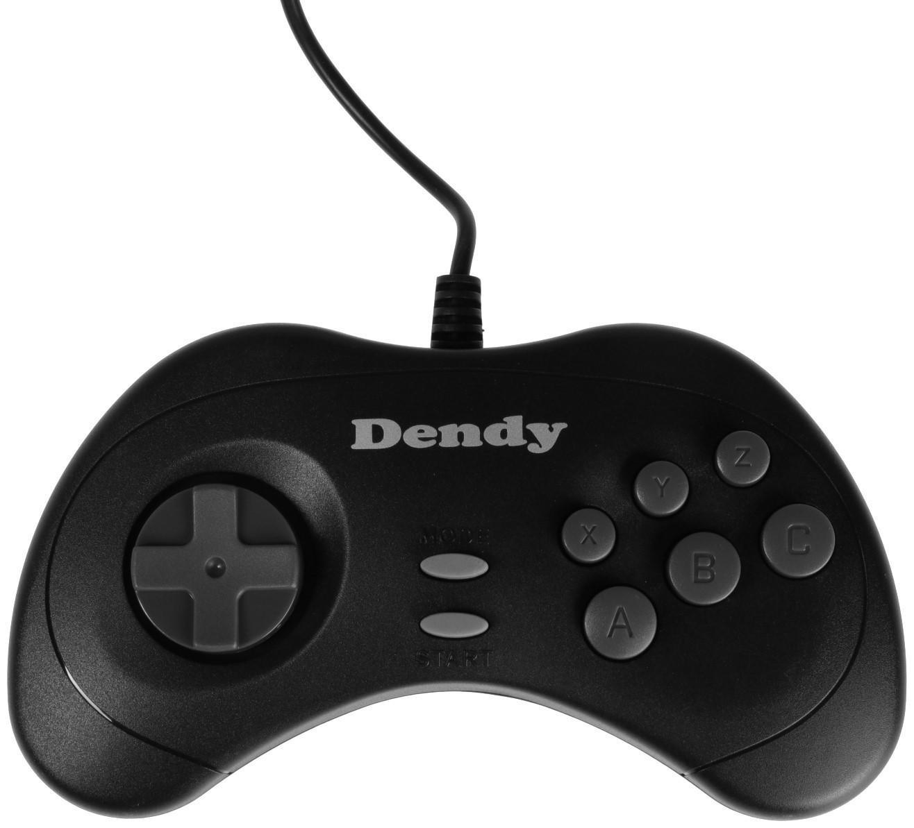 Геймпад для Dendy 8-bit, 9pin (узкий разъем), 2 шт в комплекте, черный