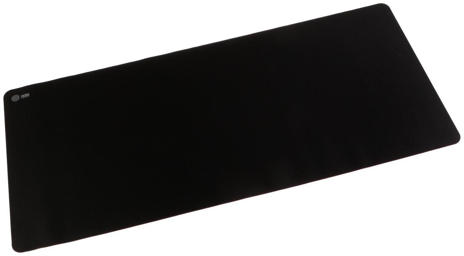 Коврик для мыши Cactus Black, игровой, 900х400х2 мм, черный
