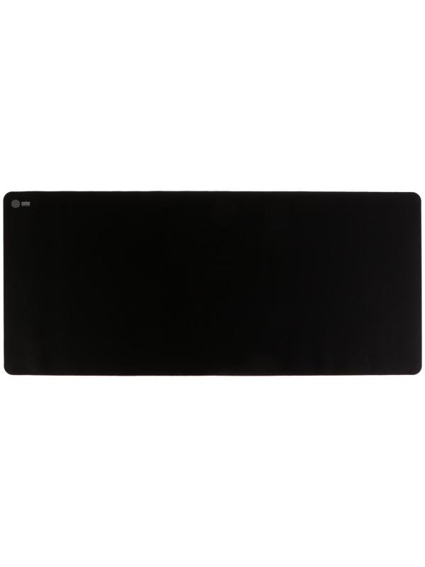 Коврик для мыши Cactus Black, игровой, 900х400х2 мм, черный