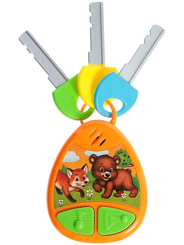 Музыкальный брелок, звук, цвет оранжевый