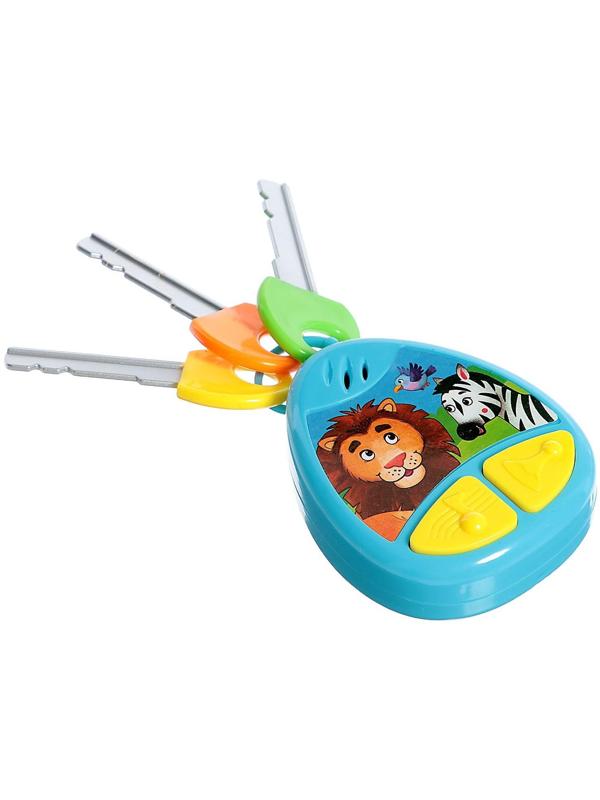 Музыкальный брелок, звук, цвет синий