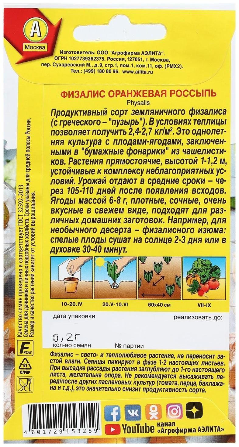 Семена Физалис 