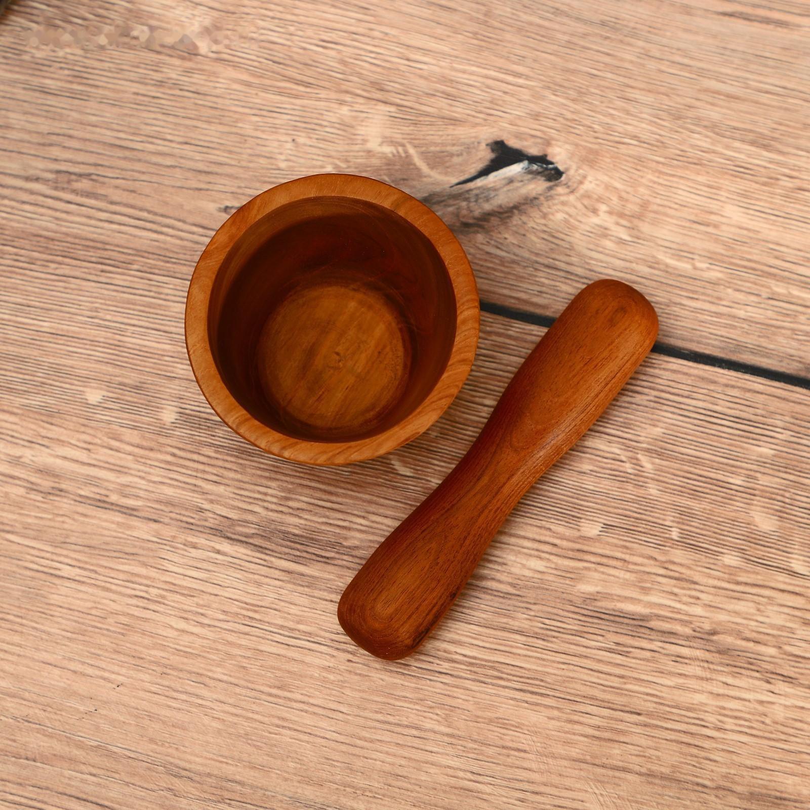 Ступка с пестиком, тиковое дерево