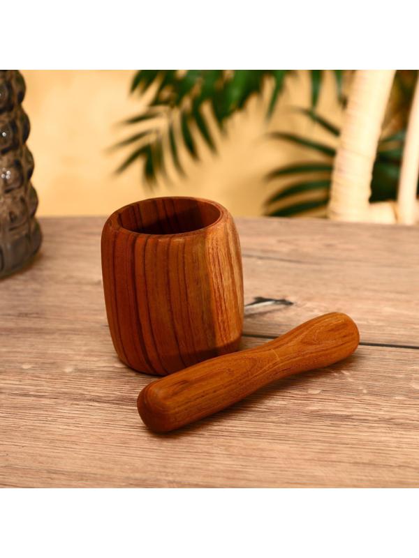 Ступка с пестиком, тиковое дерево