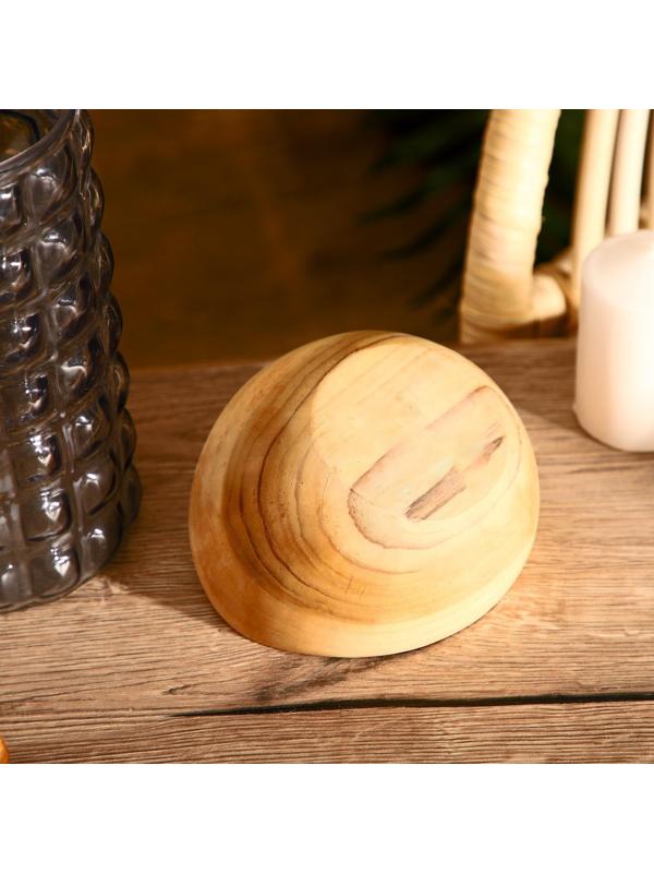 Ступка с пестиком 15х15х17 см, тиковое дерево