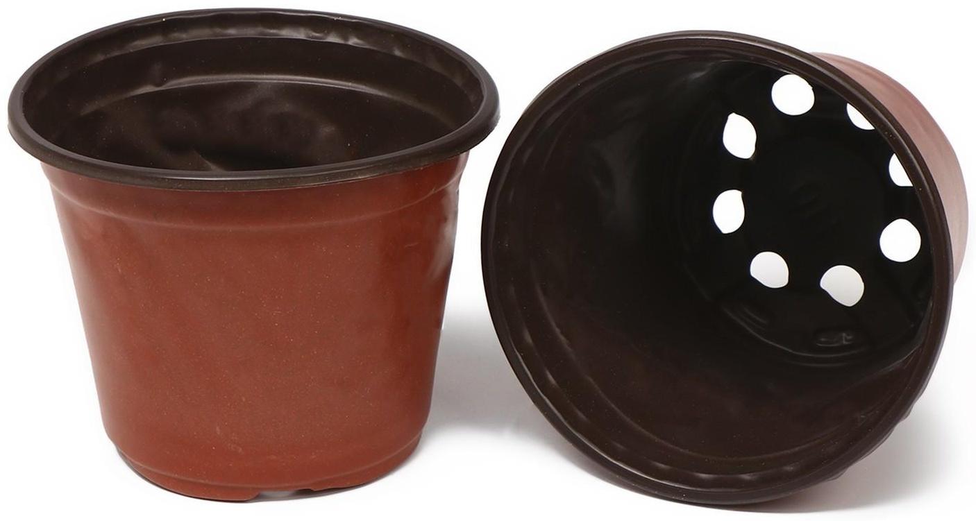 Горшок для рассады Greengo, 0.5 л, 10 x 8 см, 20 шт.