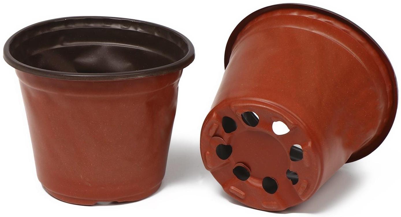 Горшок для рассады Greengo, 0.5 л, 10 x 8 см, 20 шт.
