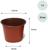 Горшок для рассады, 1 л, d = 12,5 см, h = 9,5 см, терракот, Greengo