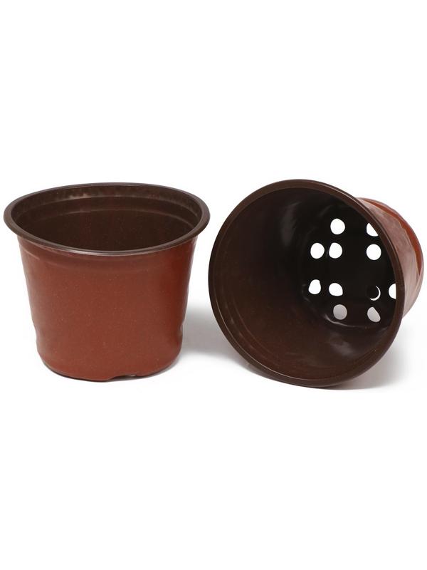 Горшок для рассады, 1 л, d = 12,5 см, h = 9,5 см, терракот, Greengo / 20 шт.