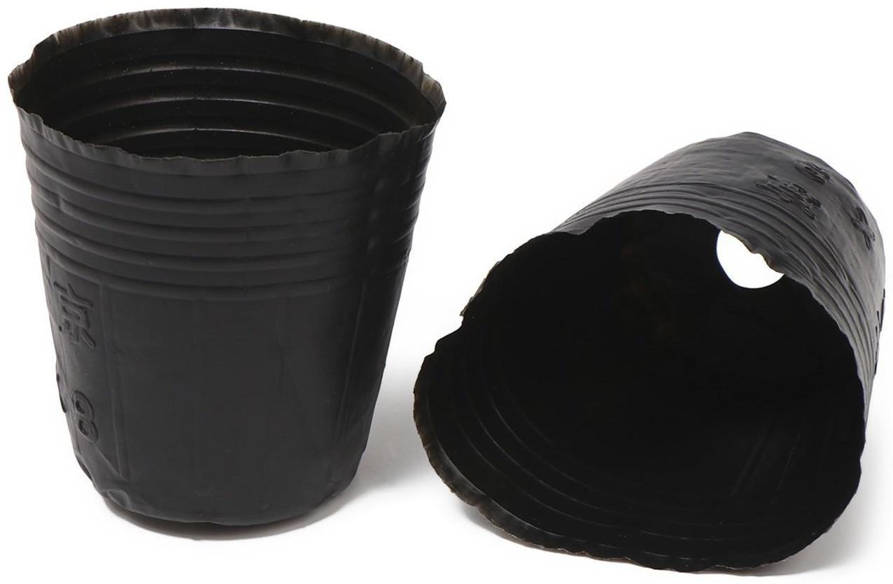 Горшок для рассады Greengo, 150 мл, 6,5 × 6,5 × 6  см, 50 шт.