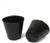 Горшки для рассады, 400 мл, 8,5 × 8 × 5,5 см, полиэтилен толщиной 50 мкм, чёрный, Greengo