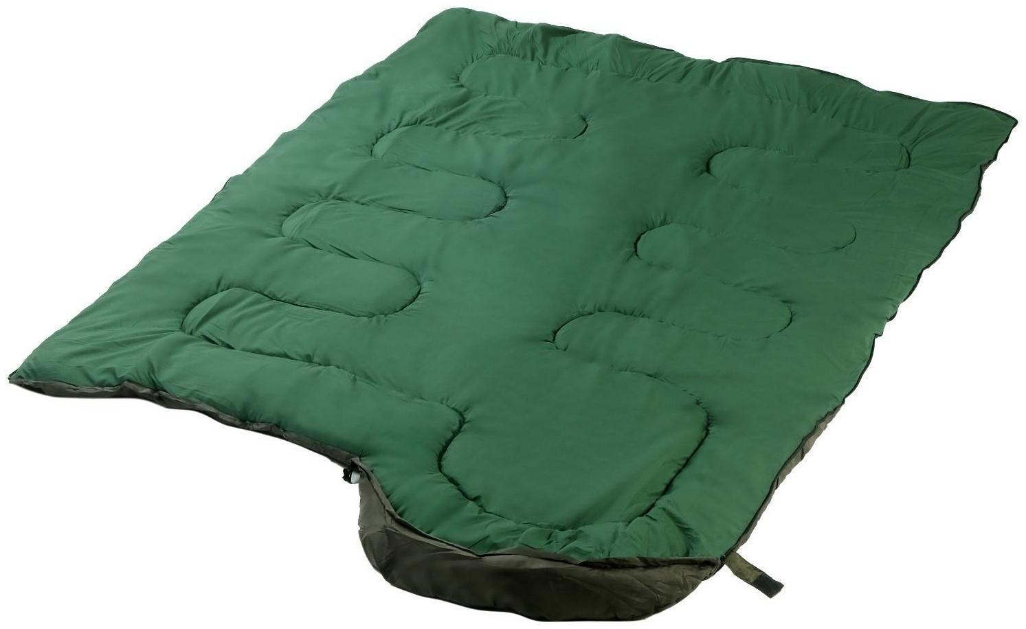 Спальный мешок, туристический, 220 х 75 см, до -20 градусов, 700 г/м2, цвет хвои