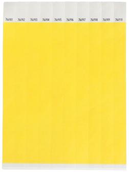 Номерные контрольные браслеты Рист Бэнд, цвет МИКС