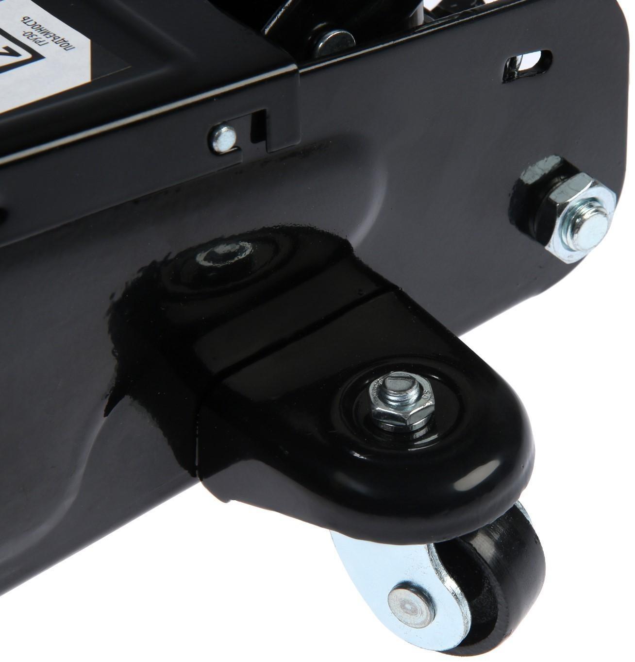 Домкрат гидравлический подкатной ЕРМАК, 770-097, высота подъема 140-340 мм, в кейсе, 2 т