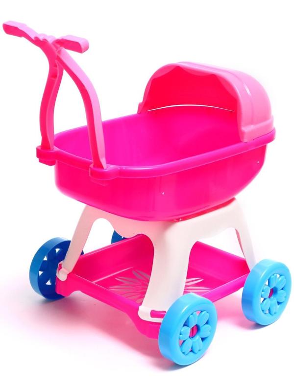 Коляска для куклы, с люлькой, МИКС