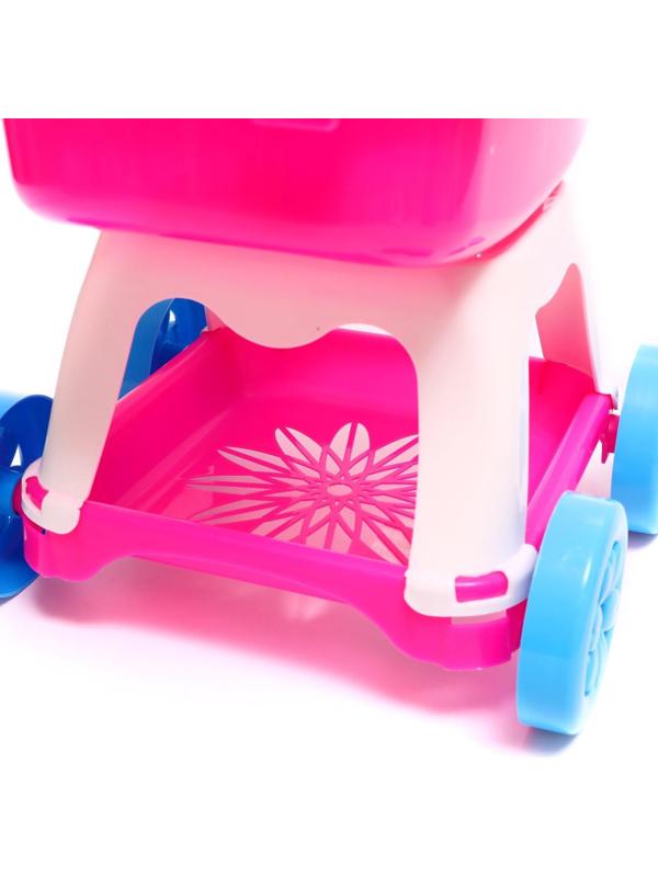 Коляска для куклы, с люлькой, МИКС