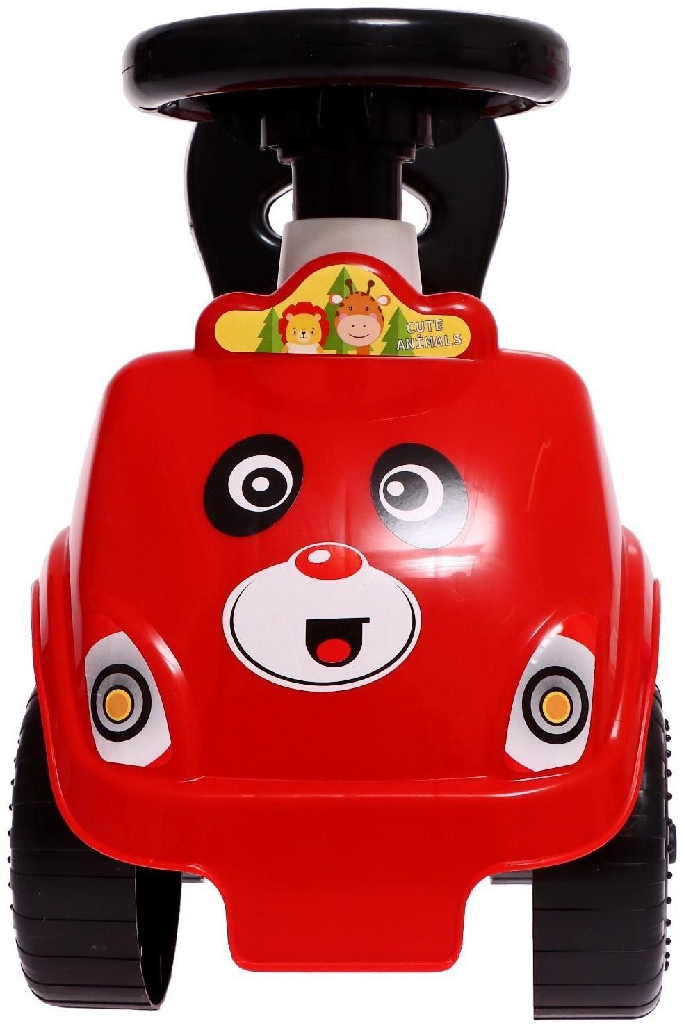Машина-каталка Cool Riders «Сафари», с клаксоном, цвет красный