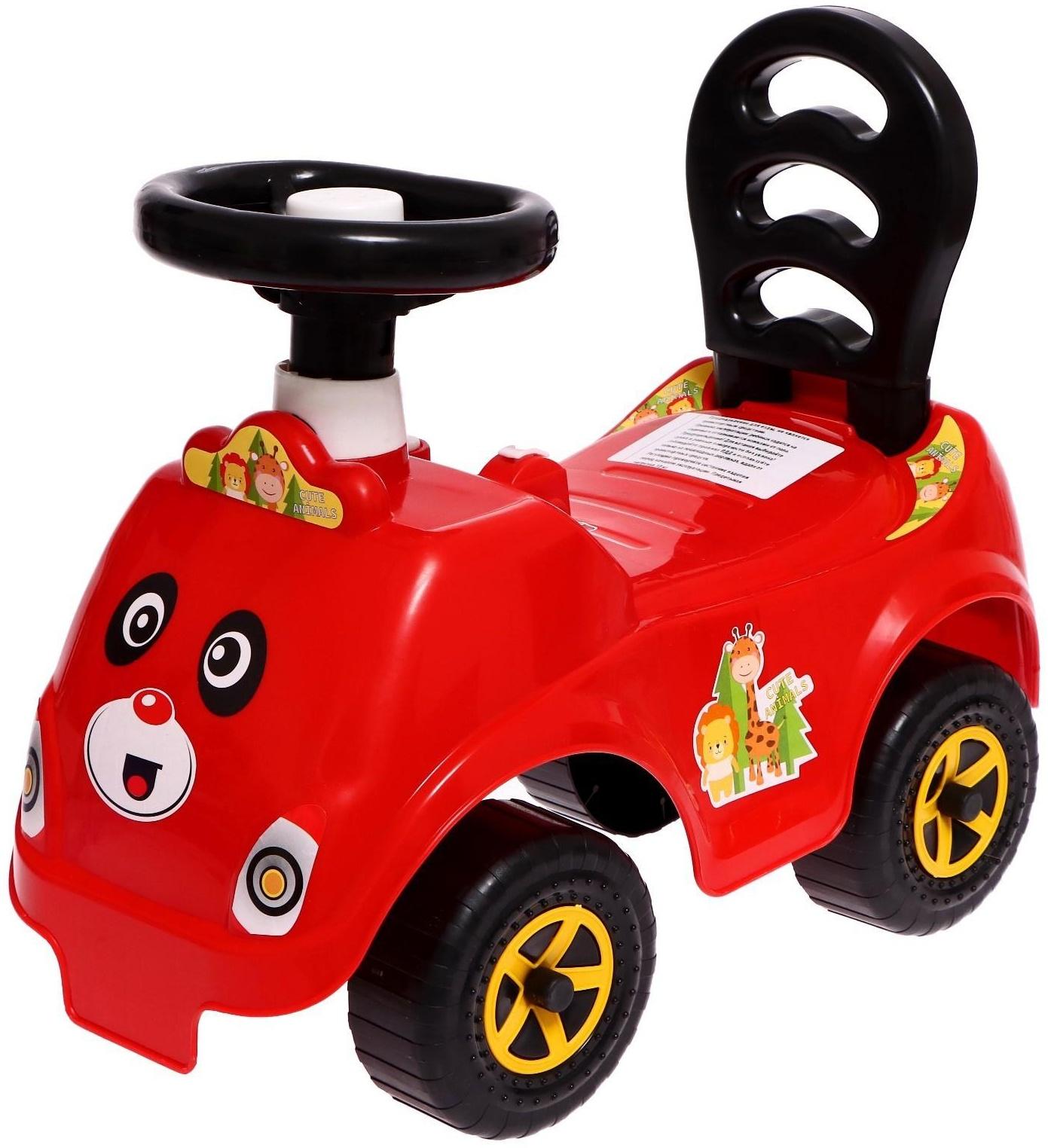 Машина-каталка Cool Riders «Сафари», с клаксоном, цвет красный