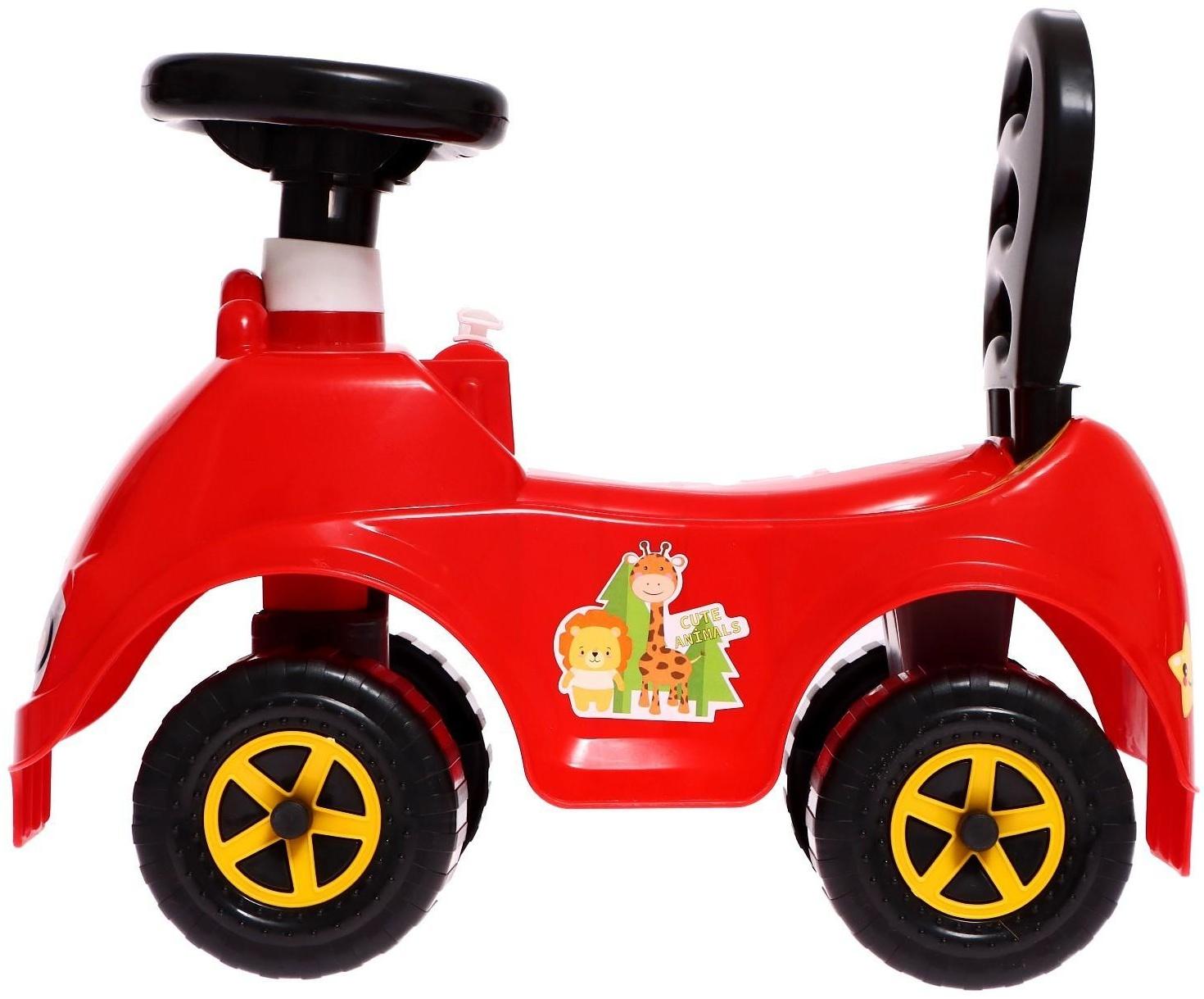 Машина-каталка Cool Riders «Сафари», с клаксоном, цвет красный