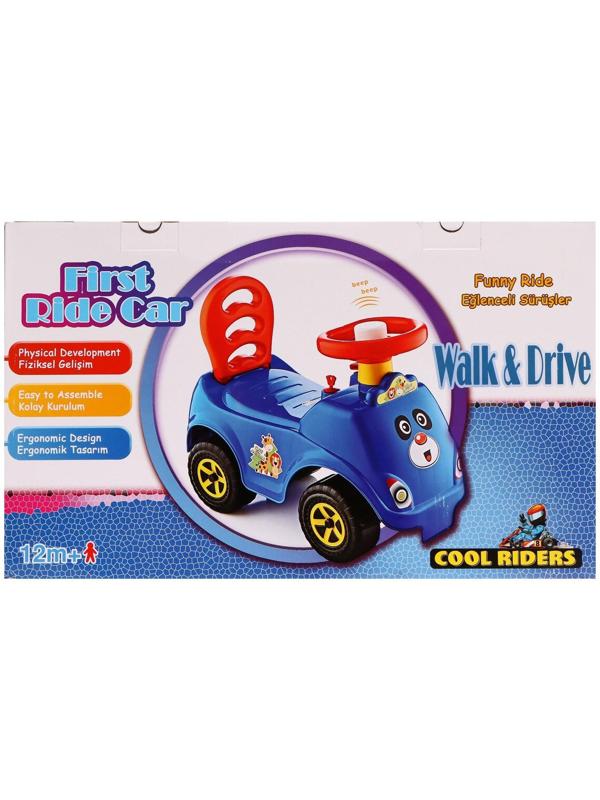 Машина-каталка Cool Riders «Сафари», с клаксоном, цвет красный