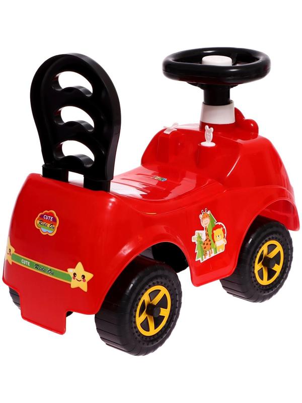 Машина-каталка Cool Riders «Сафари», с клаксоном, цвет красный
