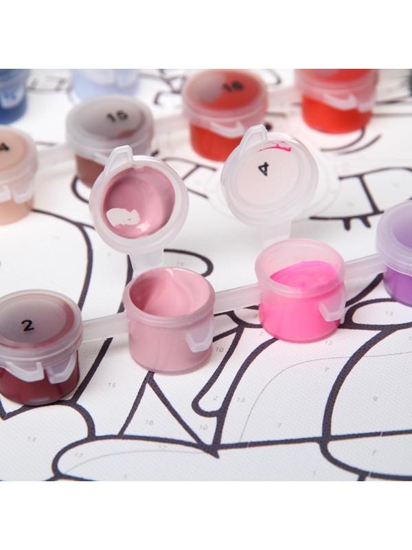 Картина по номерам в плёнке, Гравити Фолз 30х40 см