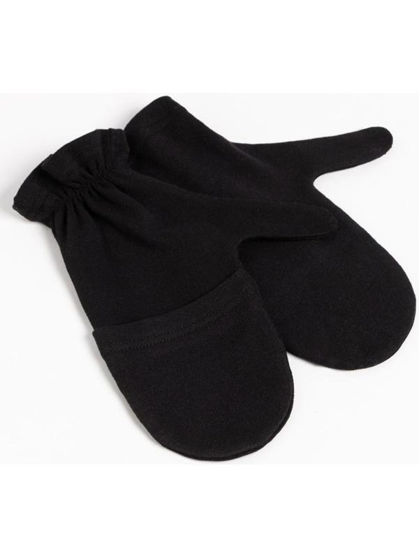 Варежки мужские с откидным верхом НАЧЁС, цвет чёрный