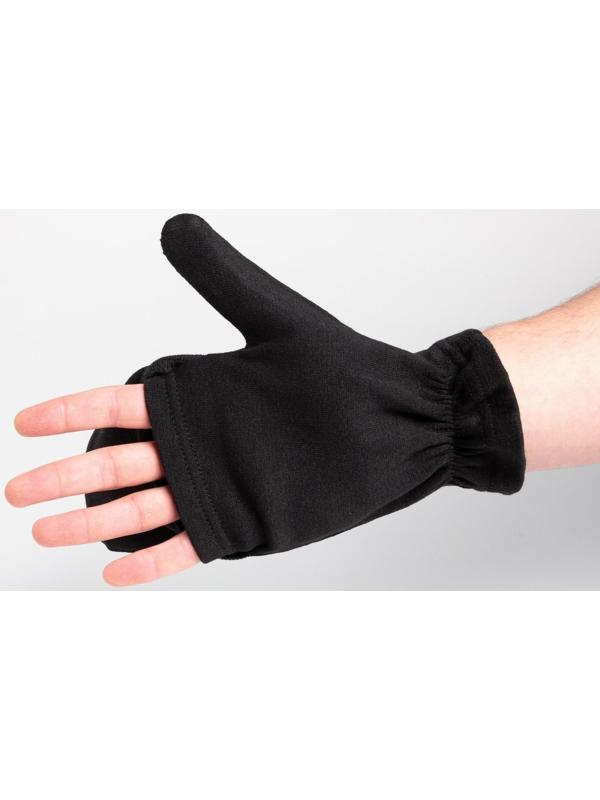 Варежки мужские с откидным верхом НАЧЁС, цвет чёрный