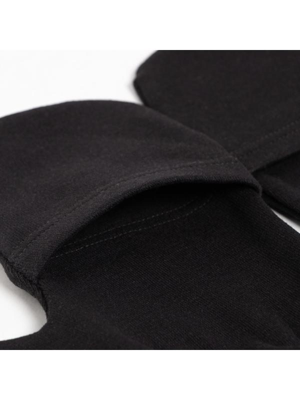 Варежки мужские с откидным верхом НАЧЁС, цвет чёрный