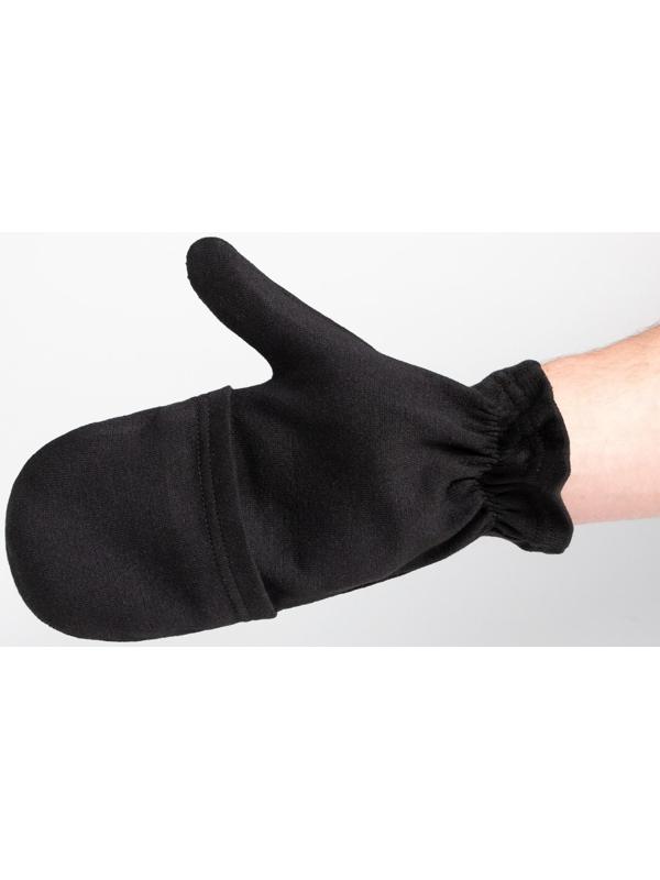 Варежки мужские с откидным верхом НАЧЁС, цвет чёрный